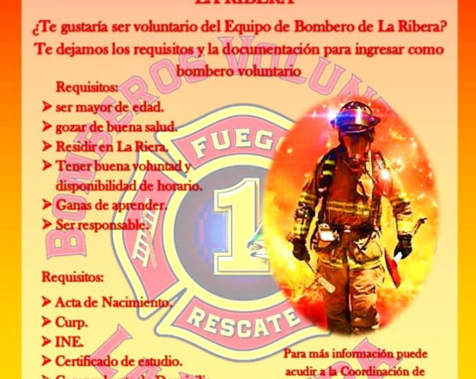 La Ribera Fire Dept Recruiting Poster