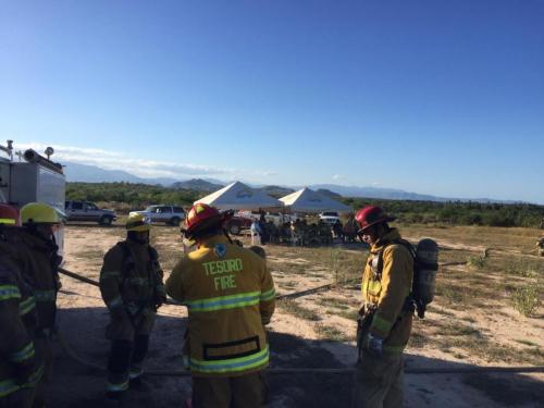 Firefighting field training